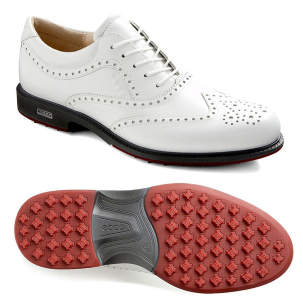 ECCO Men's Tour Hybrid  White Golf Shoes